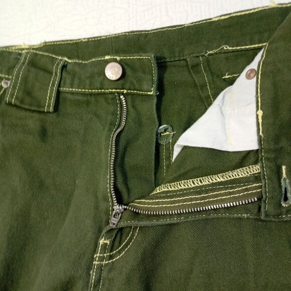 BDG Jogger Pants Green 100% Cotton With Pockets - Size 28 - Picture 8 of 12